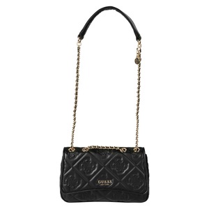 Guess Women's Marieke Convertible Crossbody Flap Bag Black Logo