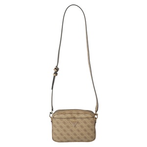 Guess Women's Meridian Camera Bag Latte Logo