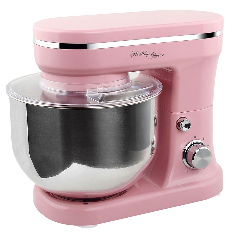 Buy Healthy Choice 5L 1200W Mix Master Kitchen Stand Mixer Pink MyDeal