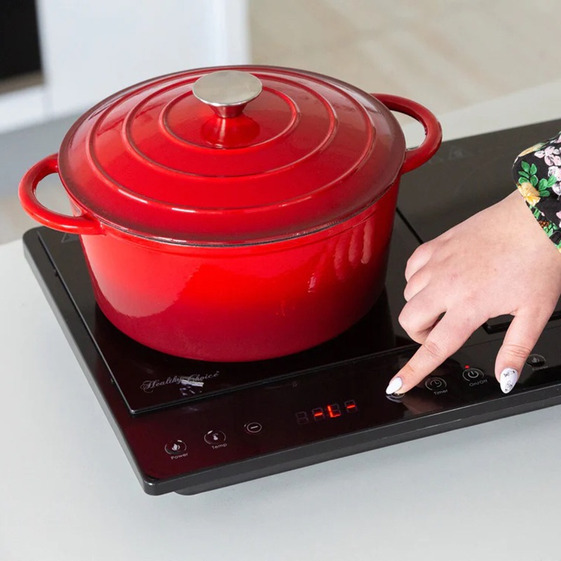 Buy Healthy Choice 60cm Dual Induction Portable Cooktop MyDeal