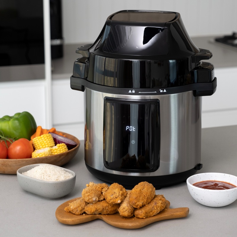 Buy Healthy Choice 6L 2in1 1500W Air Fryer & 1000W Pressure Cooker