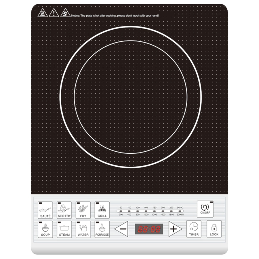 Healthy Choice 2000W Digital Portable Induction Cooker