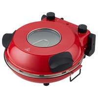 Healthy Choice Red Electric 12-inch Pizza Oven
