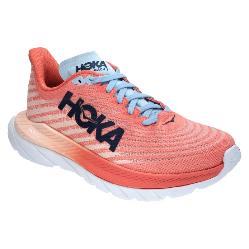 Buy Hoka One One Women's Mach 5 Running Shoes Camellia/Peach Parfait ...
