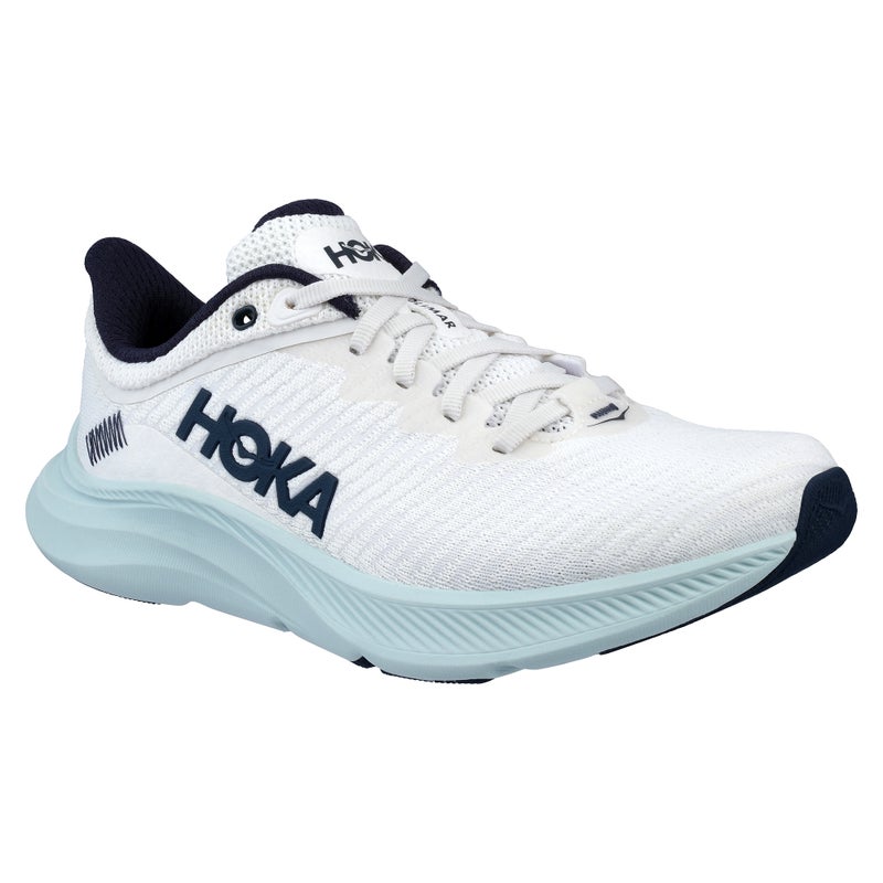 Buy Hoka One One Women's Solimar Running Shoes Blanc De Blanc/Blue ...