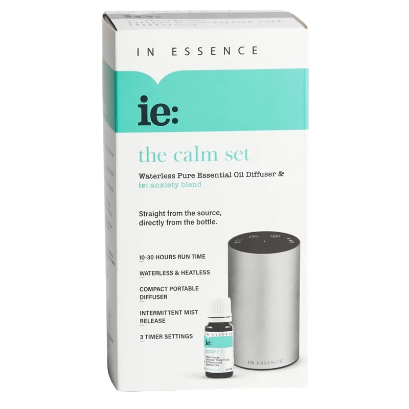 Buy In Essence The Calm Set Waterless Diffuser & Anxiety Essential Oil ...