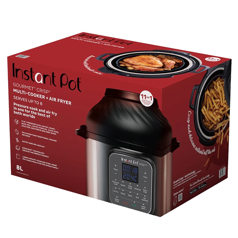 Buy Instant Pot 8L Gourmet Crisp Air Fryer Multipurpose Pressure