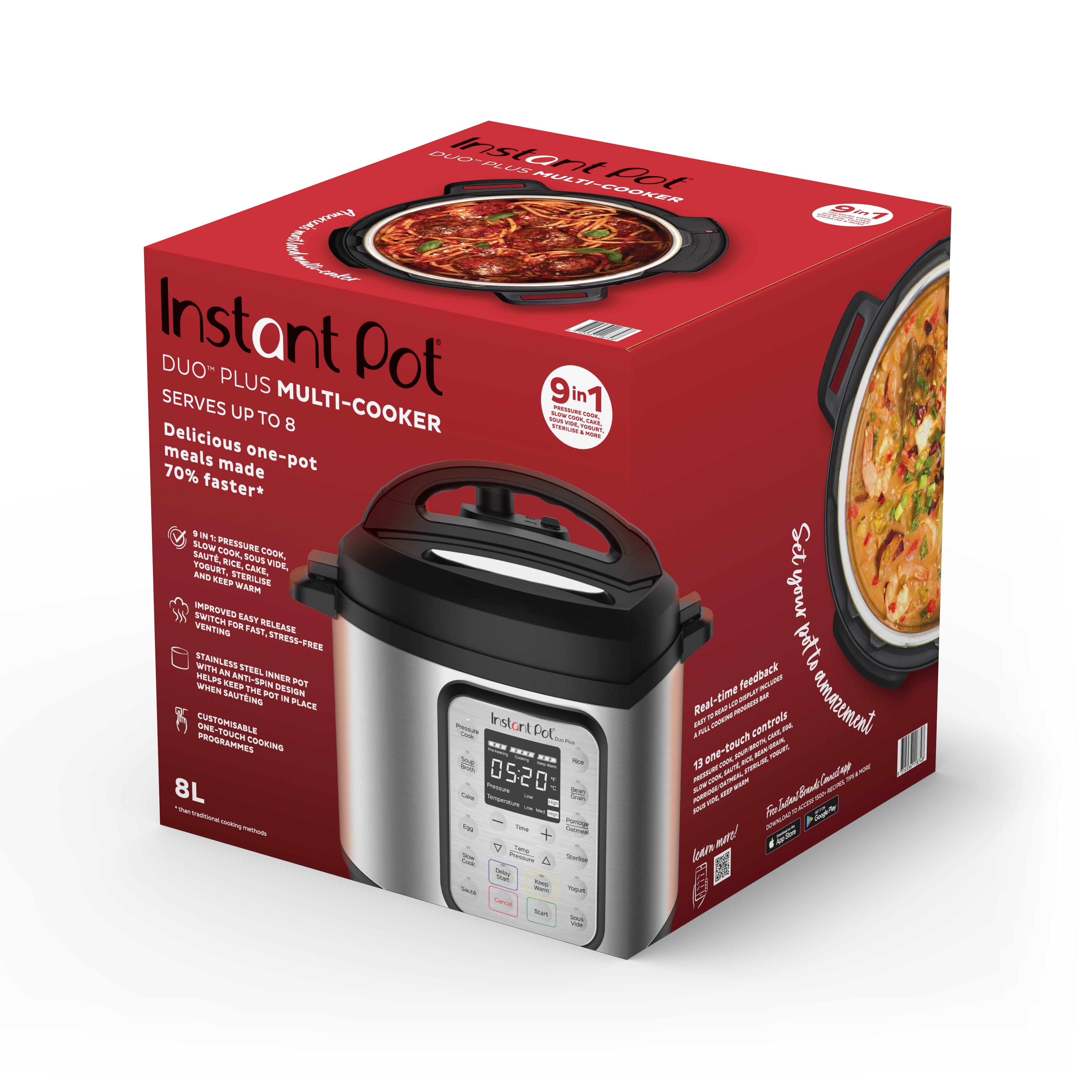 Buy Instant Pot Duo Plus Multi Cooker 8L MyDeal