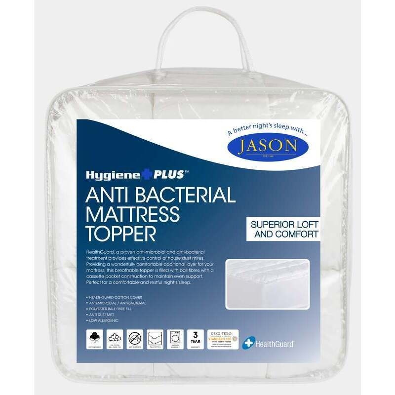 Buy Jason Antibacterial HealthGuard Mattress Topper 500GSM (Single