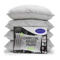 Jason Charcoal Infused Medium Sized 4 Pack Pillows