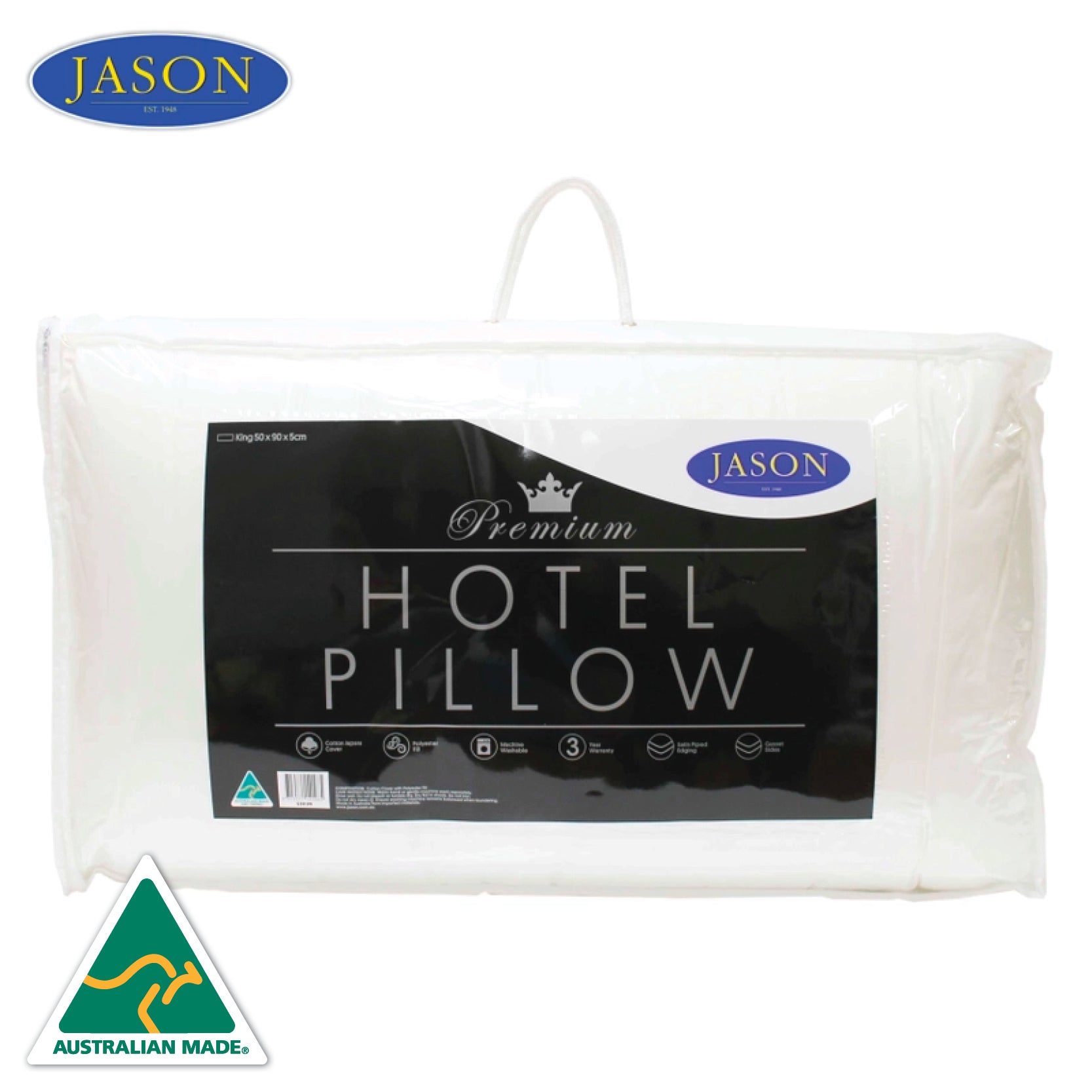 Jason Australian Made Premium Hotel Pillow King Size