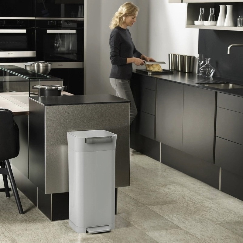 Buy Joseph Joseph Titan Compactor Bin 20L Pebble MyDeal