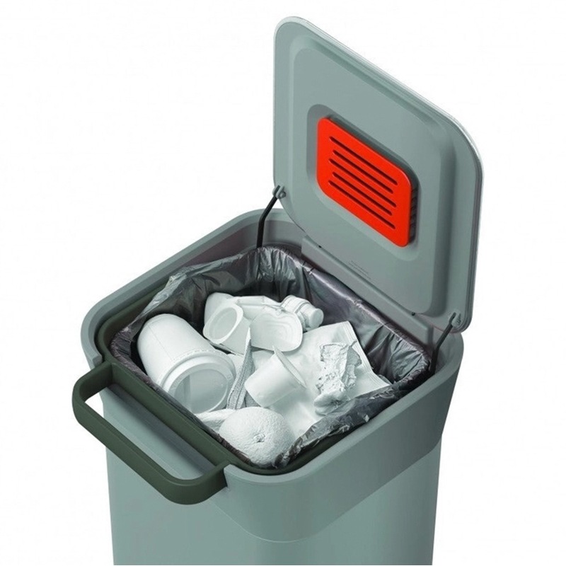 Buy Joseph Joseph Titan Compactor Bin 20L Pebble MyDeal