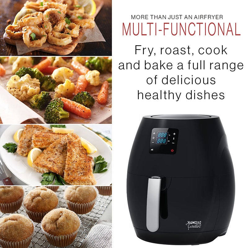 Buy Kitchen Couture 25L 1600W French Door Stainless Steel Air Fryer - MyDeal