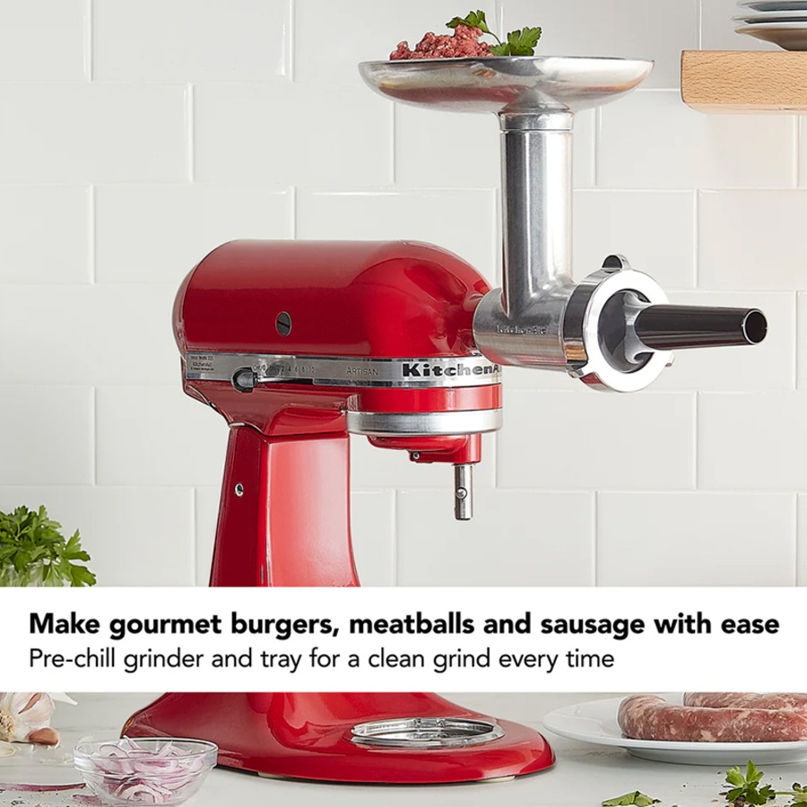 KitchenAid Metal Food Grinder Attachment 5KSMMGAA