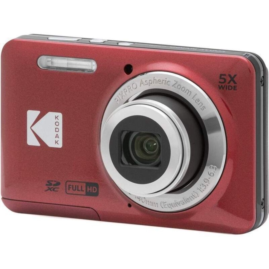 Kodak Pixpro FZ55 Digital Compact Camera Red