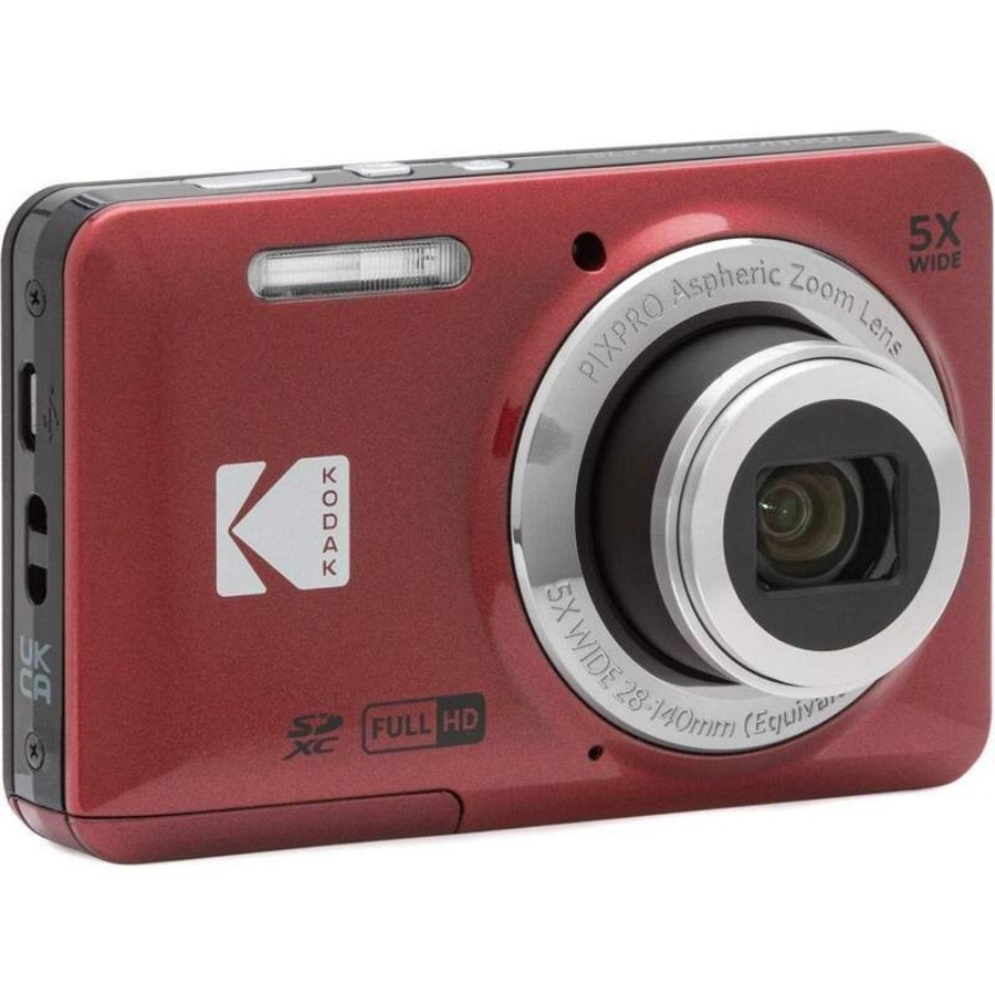 Kodak Pixpro FZ55 Digital Compact Camera Red