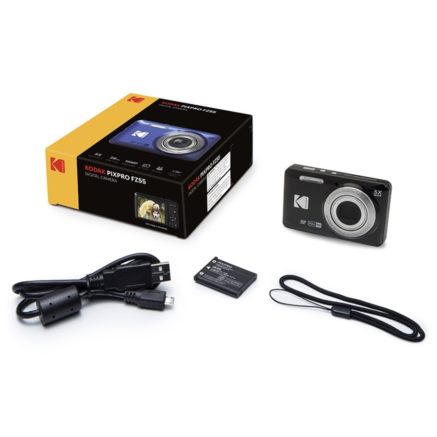 Kodak Pixpro FZ55 Digital Compact Camera Black