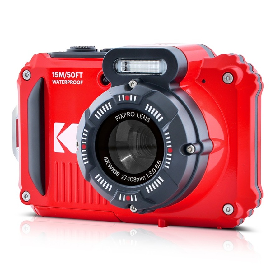 Kodak Pixpro WPZ2 Digital Camera Waterproof Red