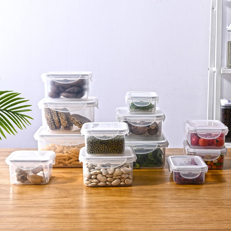 Large Plastic 3200ml Storage Jars for Kitchen/Food/Craft/Garage Organisation 