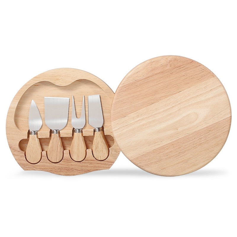 Kubo 5 Piece Cheese Knife & Serving Board Set