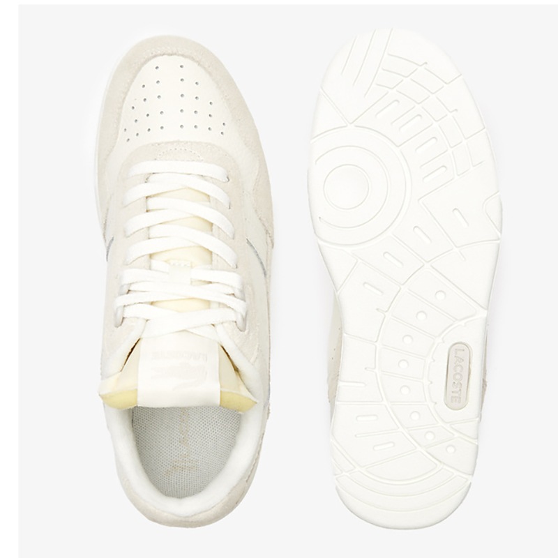 Lacoste Women's T-Clip Sneakers Off White (UK 5-8)