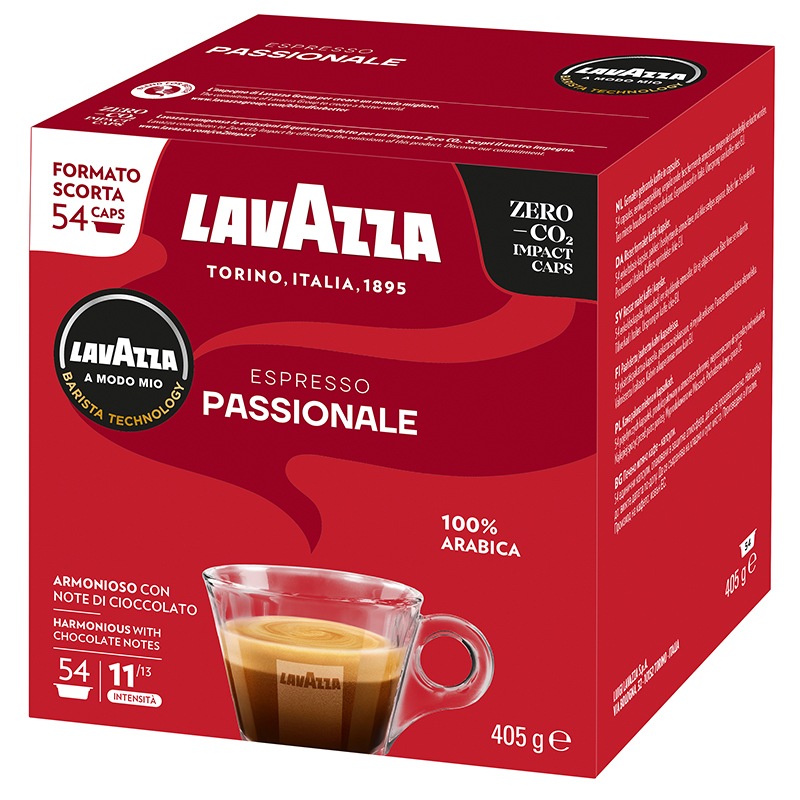 Buy Lavazza A Modo Mio Passionale Coffee Pod Capsules 54 Pack 405g MyDeal