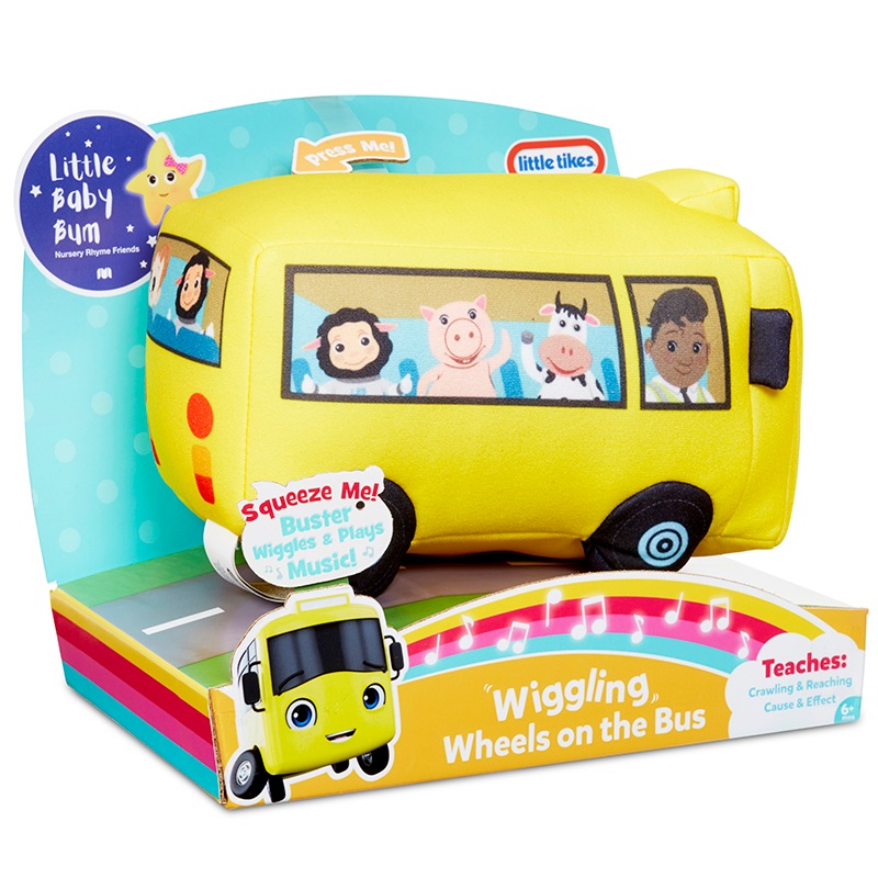 Buy Little Baby Bum Wiggling Wheels on Bus Plush Toy MyDeal