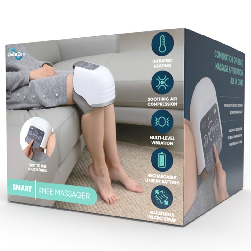Smart Knee Massager Touch Control Leg Massager Adjustable Infrared