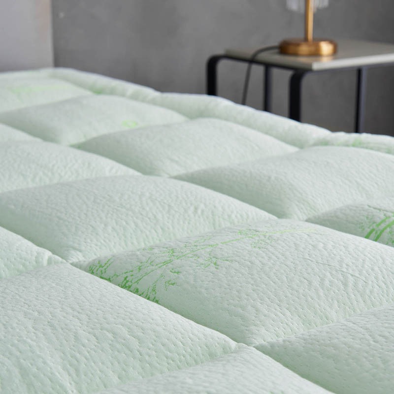 Buy Luxton Breathable Bamboo Fitted 800GSM Mattress Topper/Pad (Single