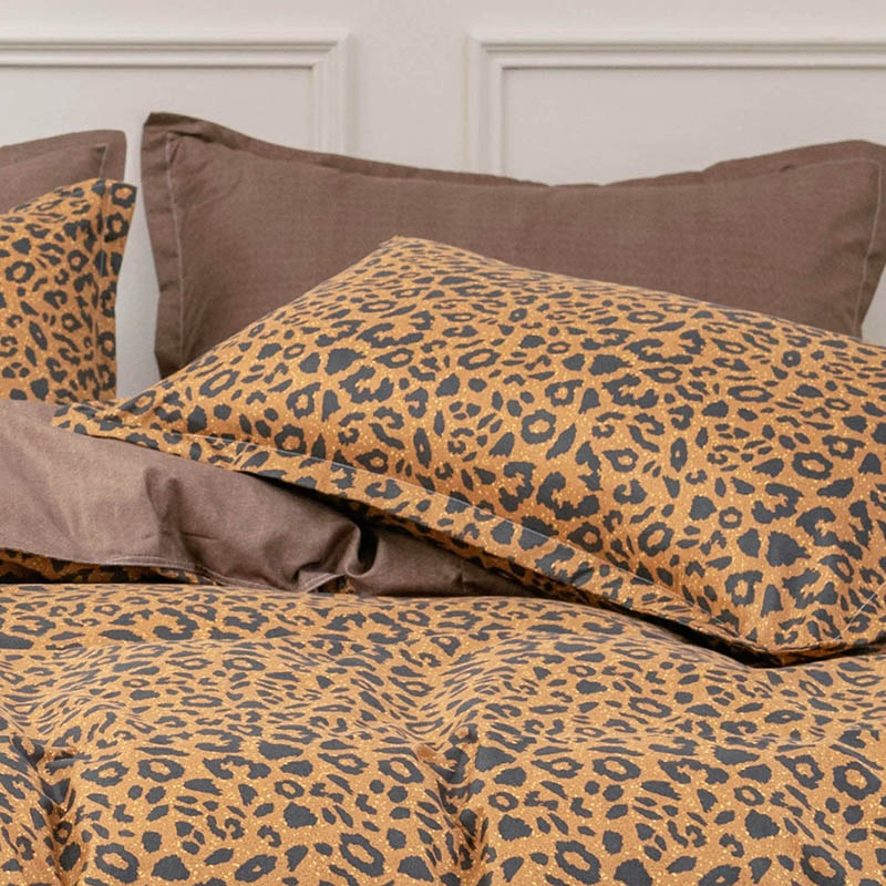 Buy Luxton Leopard Quilt Cover Set (Queen, King) MyDeal