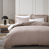 1 x Luxton Pure Plain Quilt Cover Set Linen (Single, Double, Queen, King, Super King)