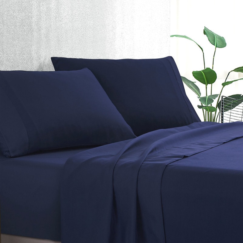 Buy Luxton Pure Plain Soft Sheet Set (Single, King Single, Double ...