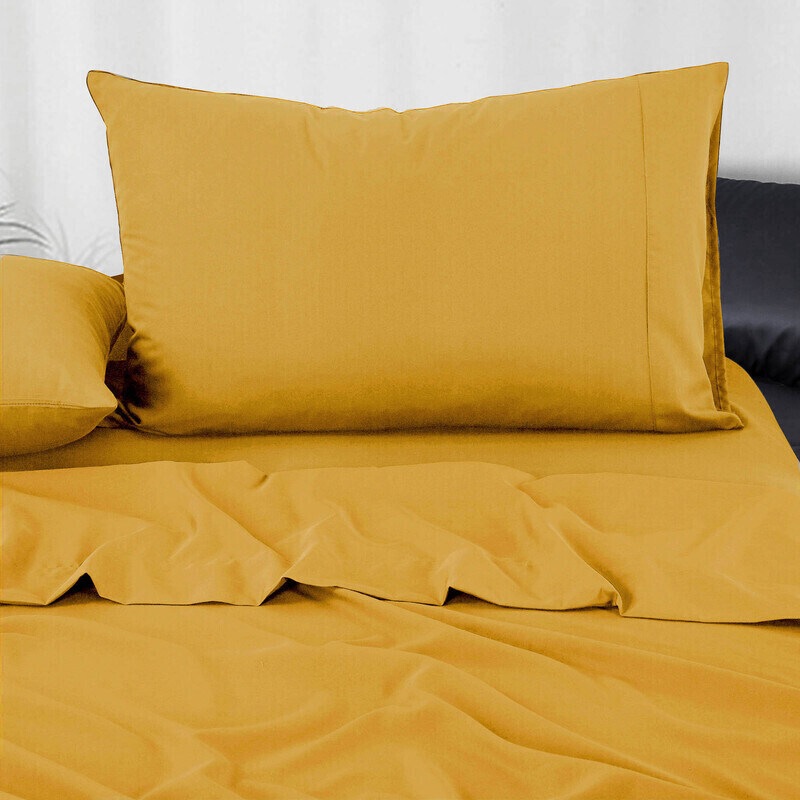 Buy Luxton Pure Plain Soft Sheet Set (Single, King Single, Double