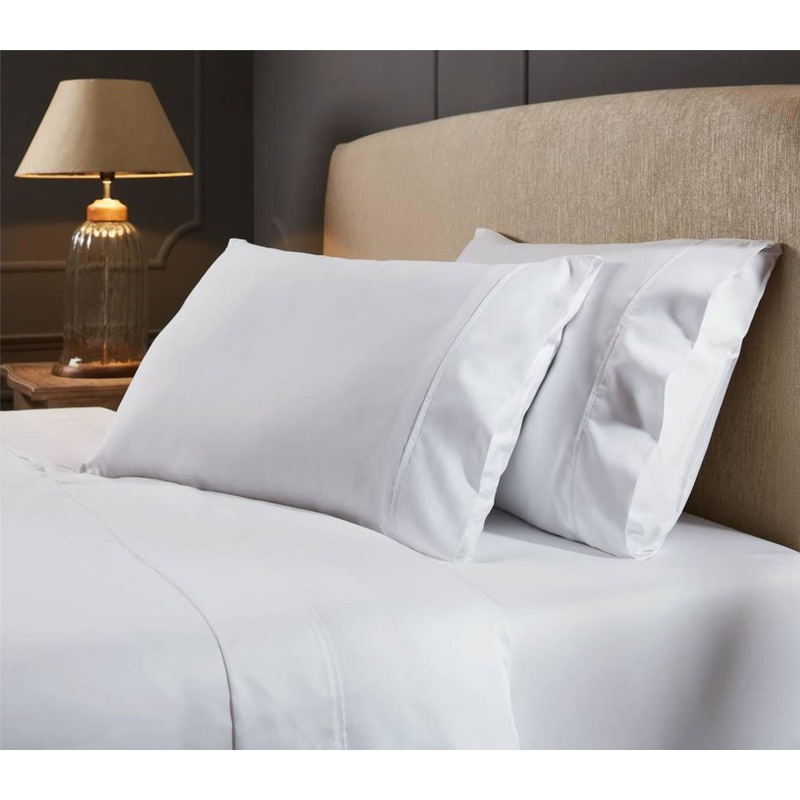 Buy Luxury Living Hotel Quality 1000TC Sheet Set White (Queen, King) MyDeal
