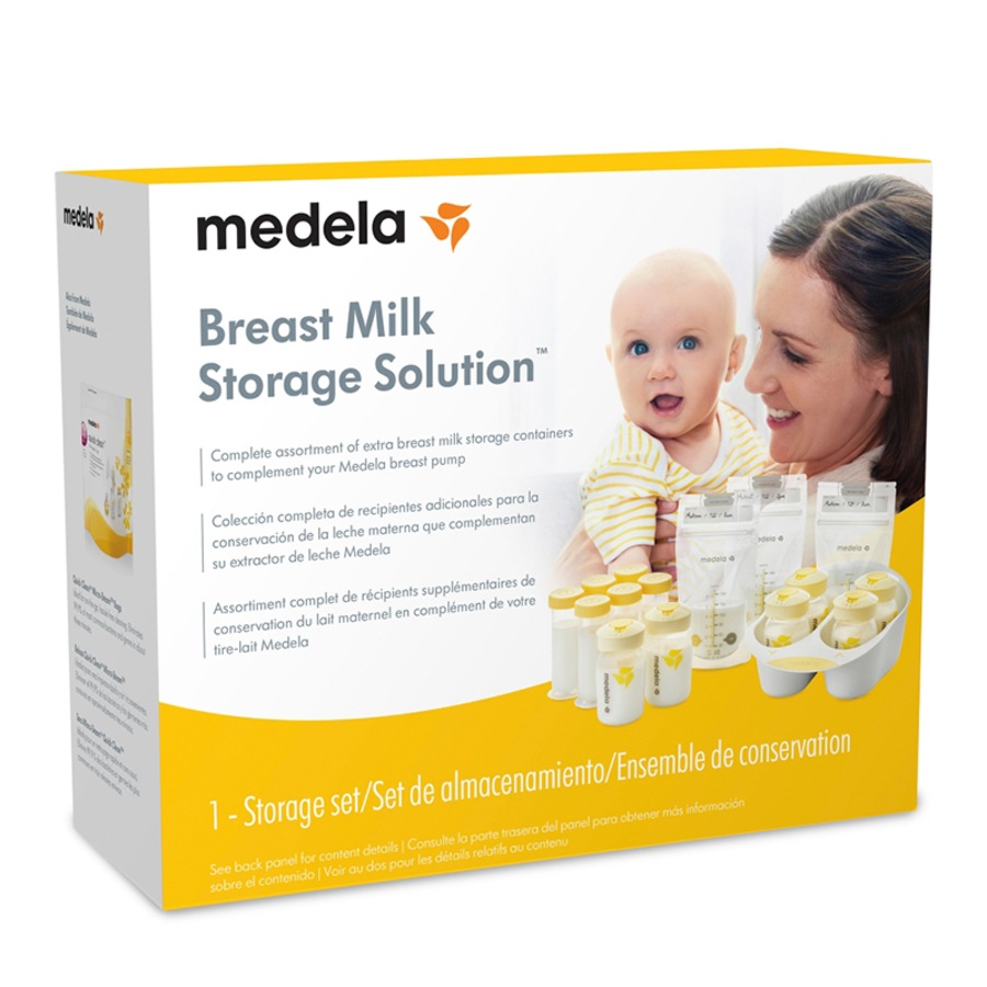 Medela Breast Milk Storage Solution Set (6 x 150mL Bottles, 6 x 80mL Breast Milk Storage Tubes, 20 x 180mL Storage Bags)