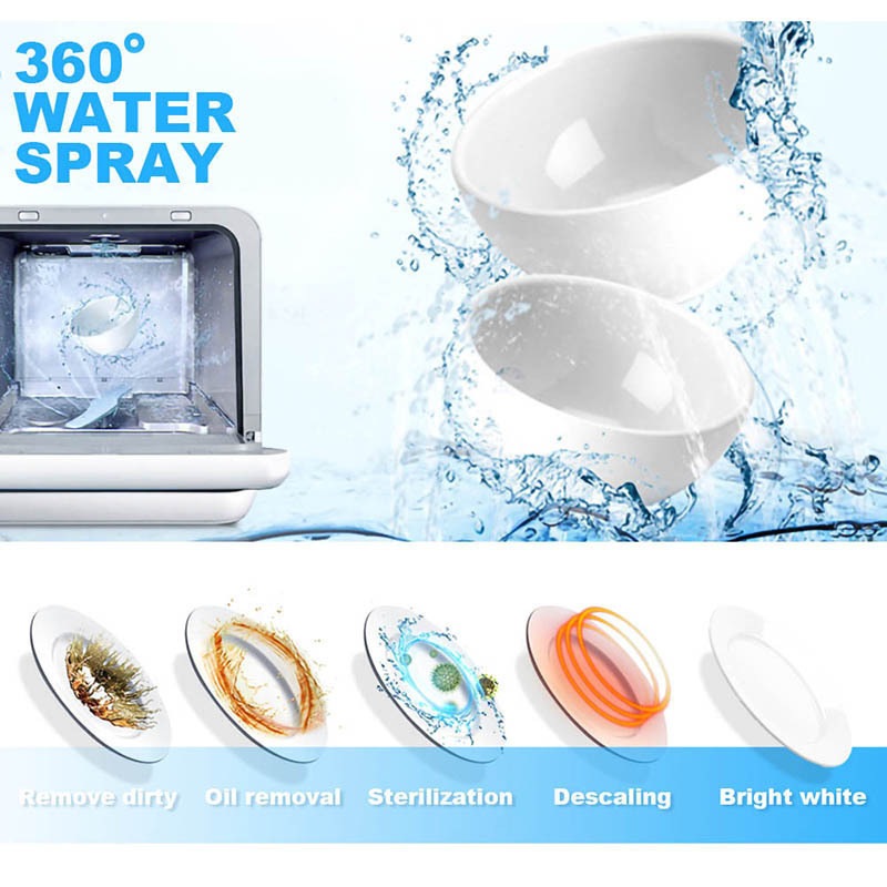 Buy Midea Mini Second Generation Benchtop Portable Dishwasher