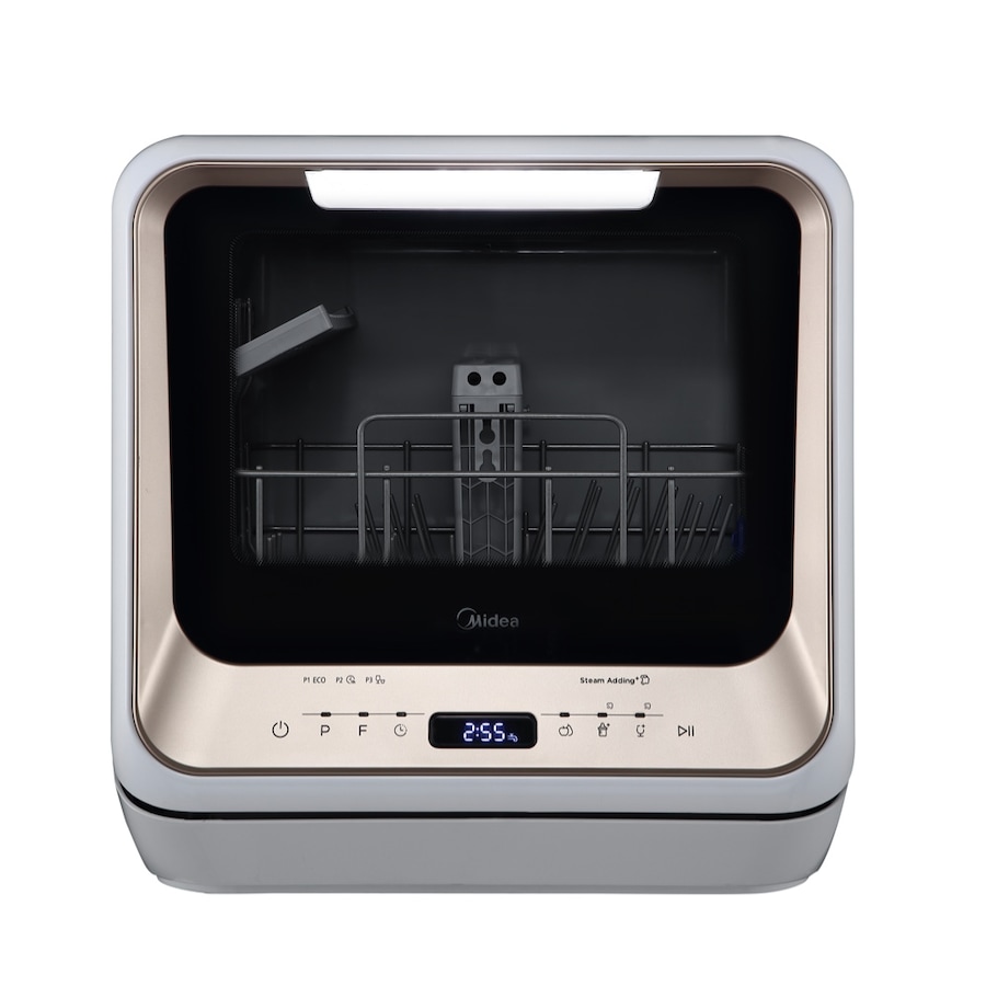 Midea Mini Second Generation Benchtop Portable Dishwasher Champagne MDWMINIC