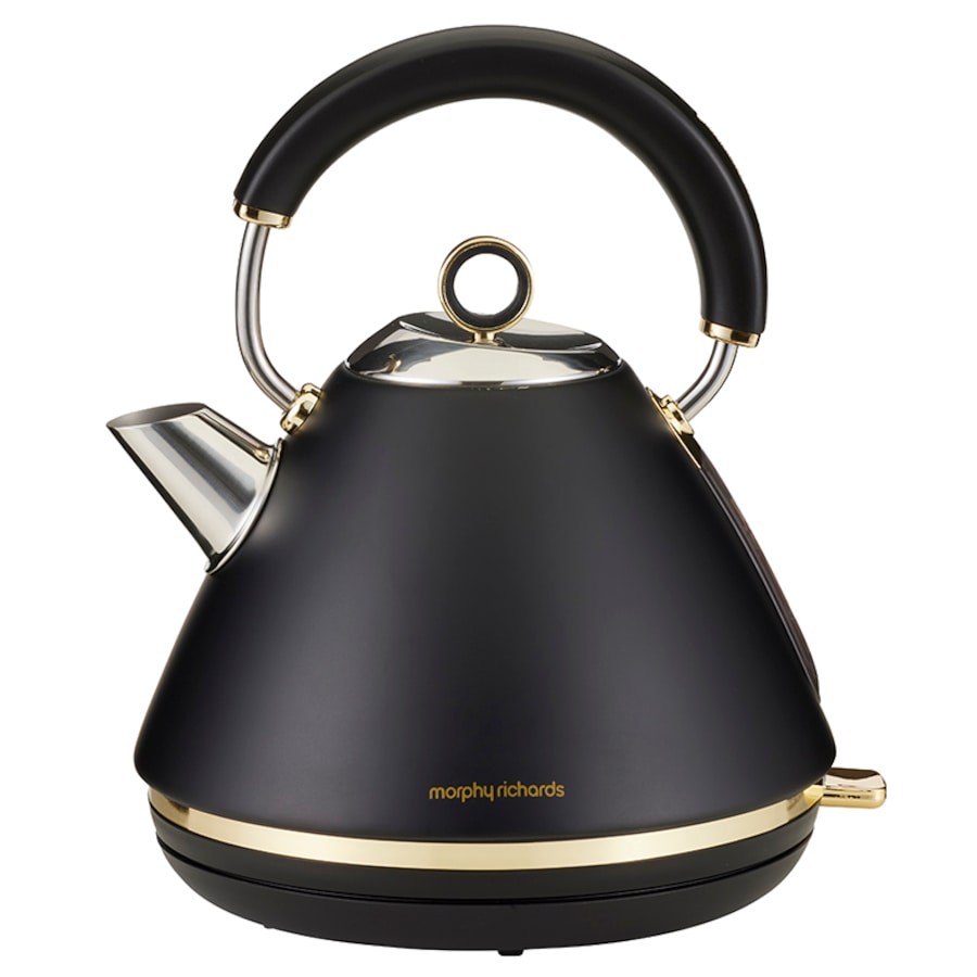 Morphy Richards Ascend Soft Gold Kettle Satin Black