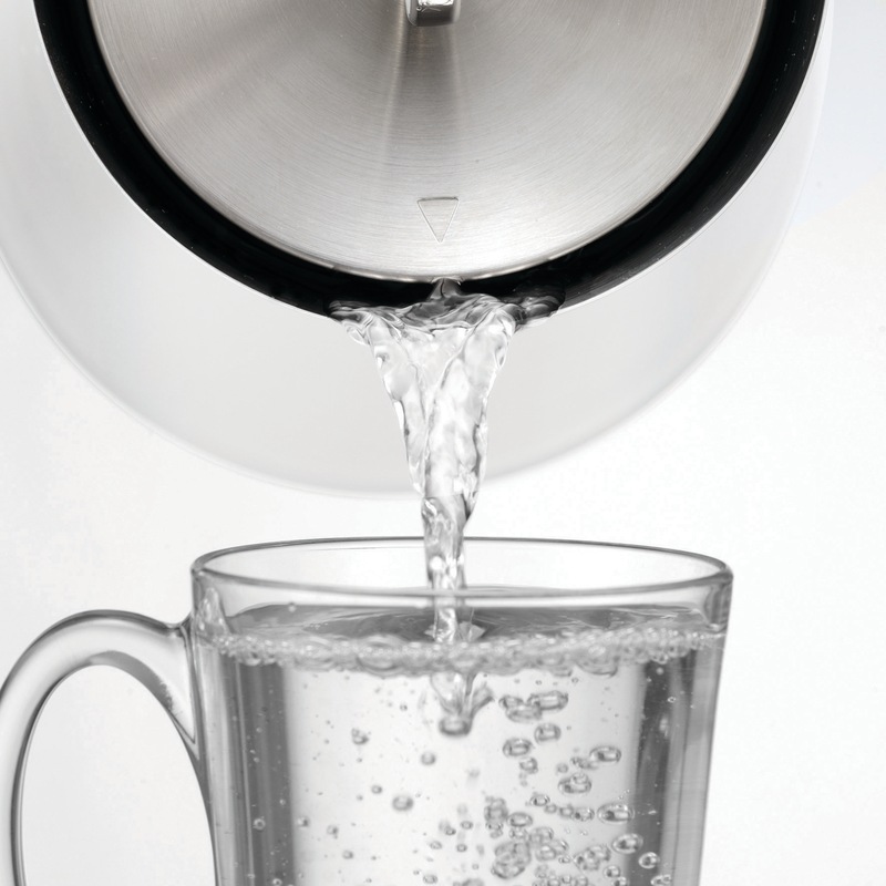 Buy Morphy Richards Aspect Black Chrome Kettle 1.5L Luxe White MyDeal