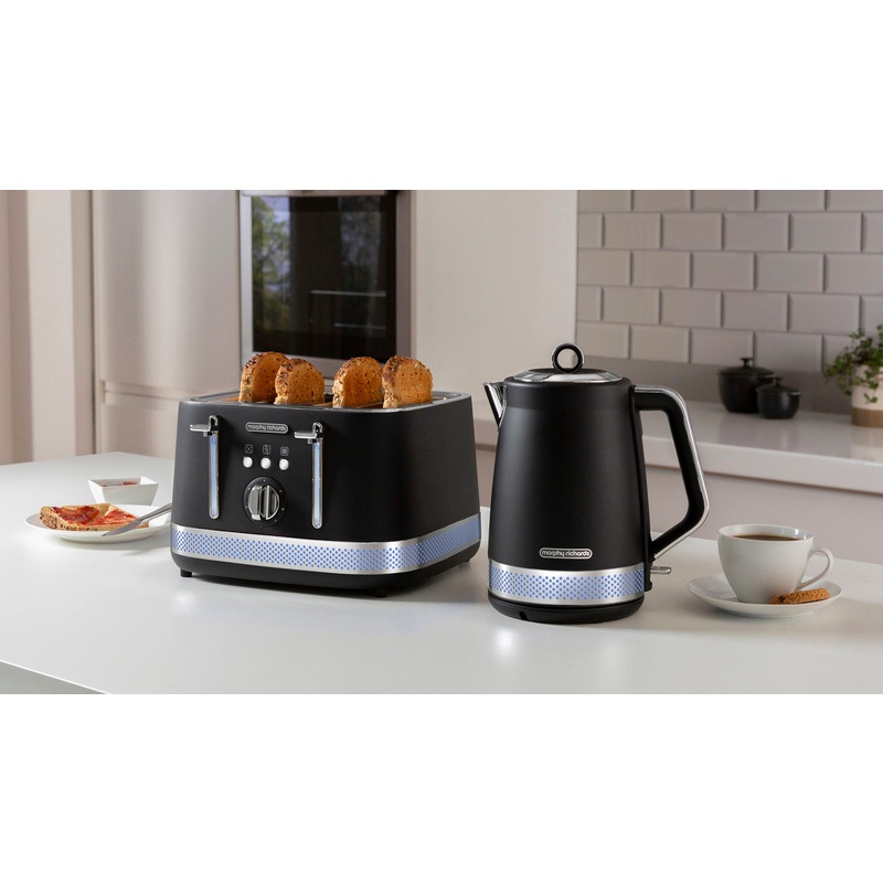 Buy Morphy Richards Illumination 1.7L 2200W Electric Kettle Black MyDeal