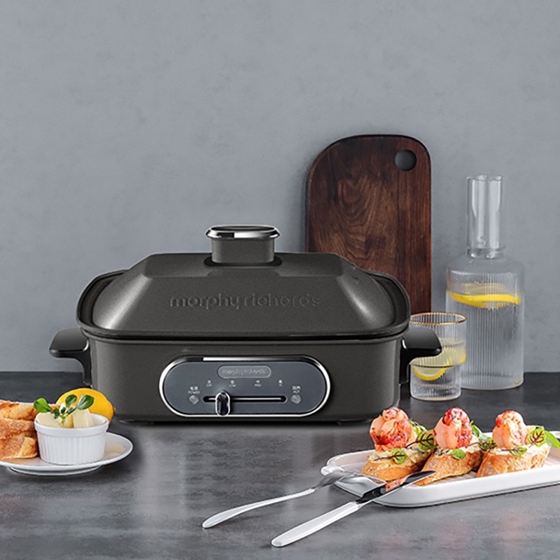 Buy Morphy Richards Multifunction Cooking Pot Titanium MyDeal