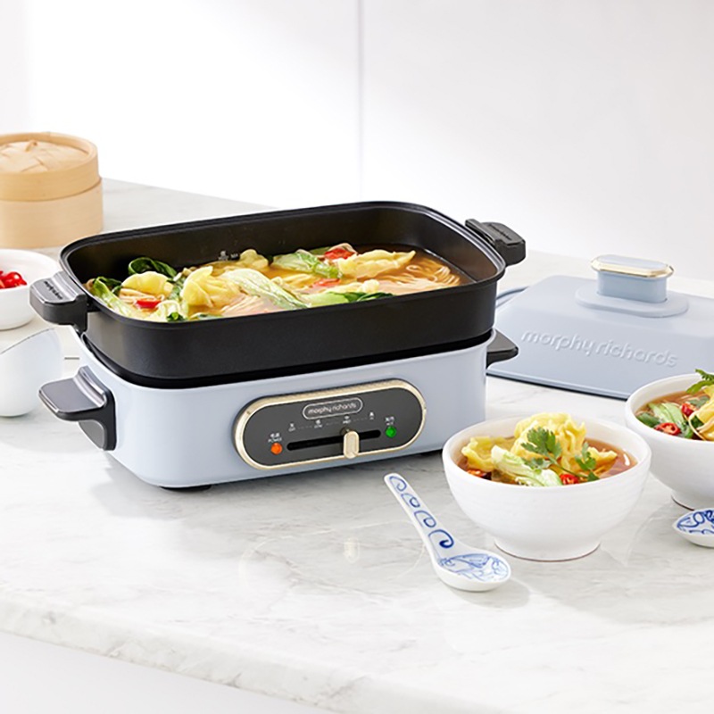 Buy Morphy Richards Soft Gold 2.5L Multifunction Cooking Pot Ocean Grey