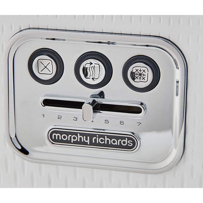 Buy Morphy Richards Verve 1800W 4 Slice Toaster White MyDeal