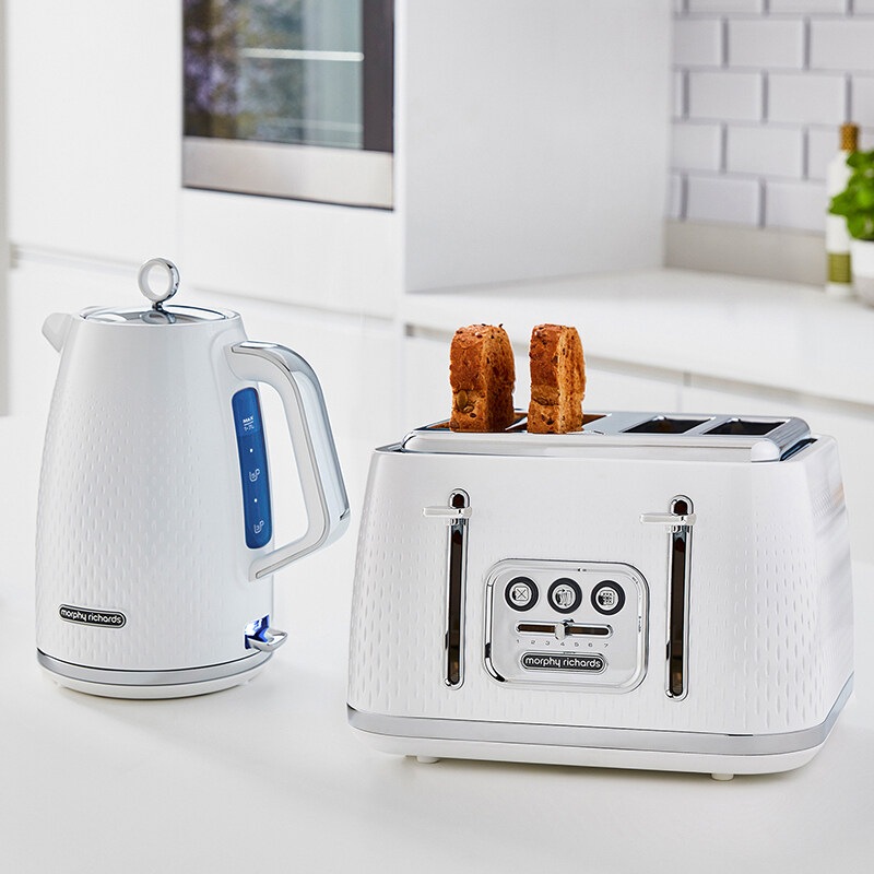 Buy Morphy Richards Verve 1800W 4 Slice Toaster White MyDeal