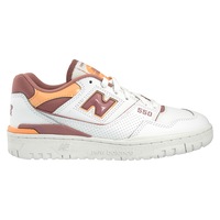 New Balance Women's 550 Lifestyle Sneakers Burgundy/White (US 6-10)