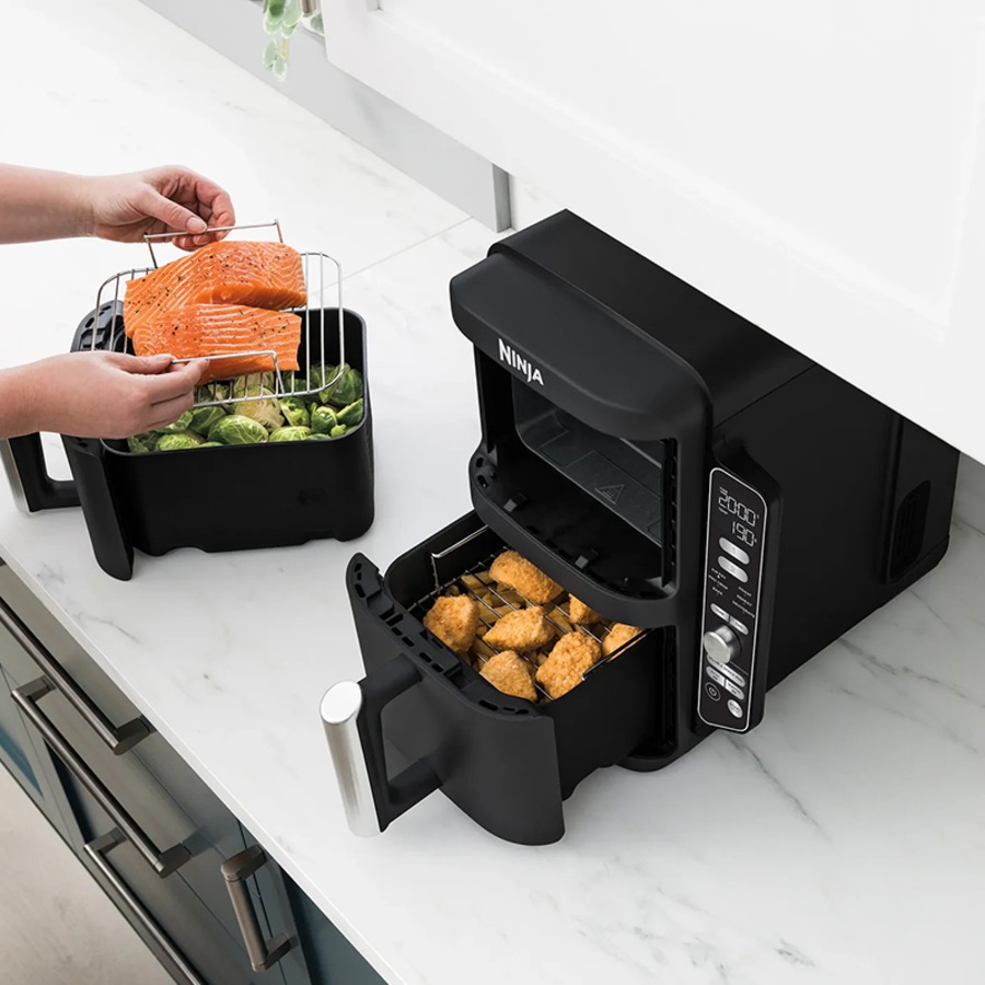 Ninja DoubleStack XXXL 9.5L 2 Drawer Air Fryer SL400 Black
