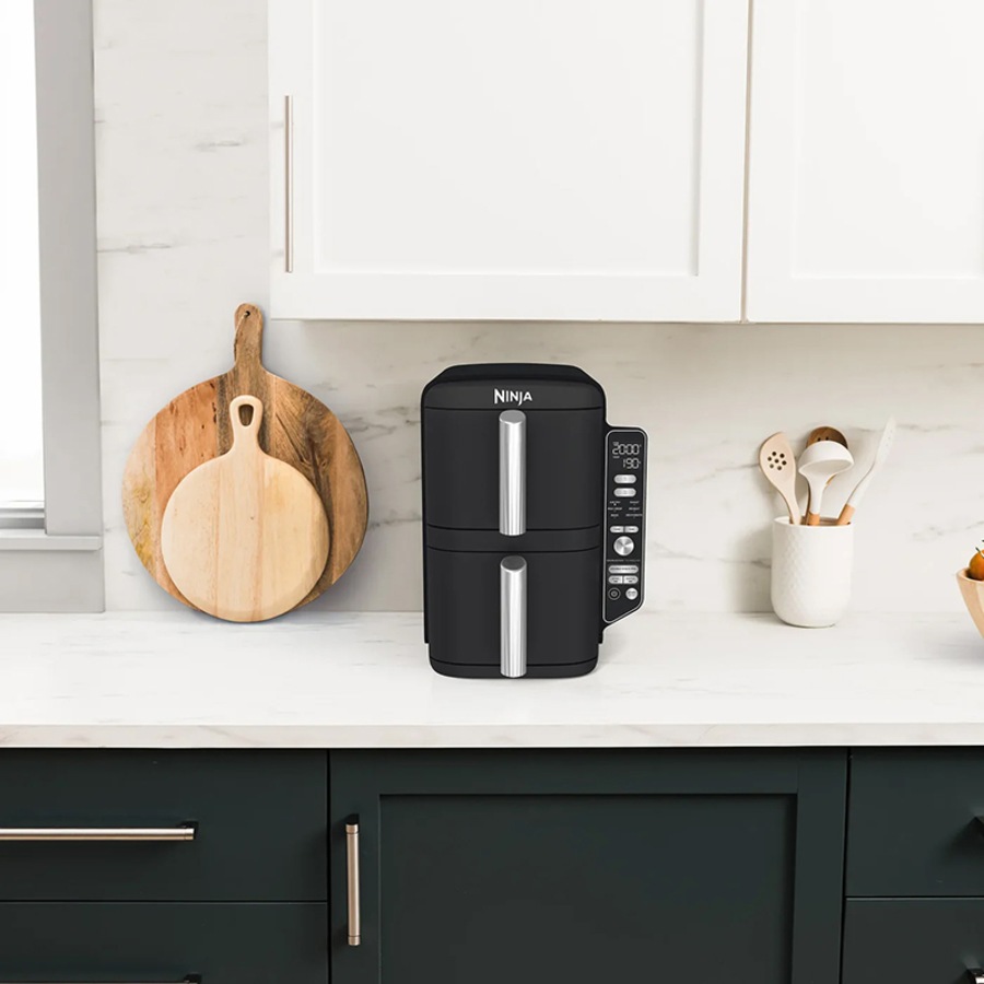 Ninja DoubleStack XXXL 9.5L 2 Drawer Air Fryer SL400 Black
