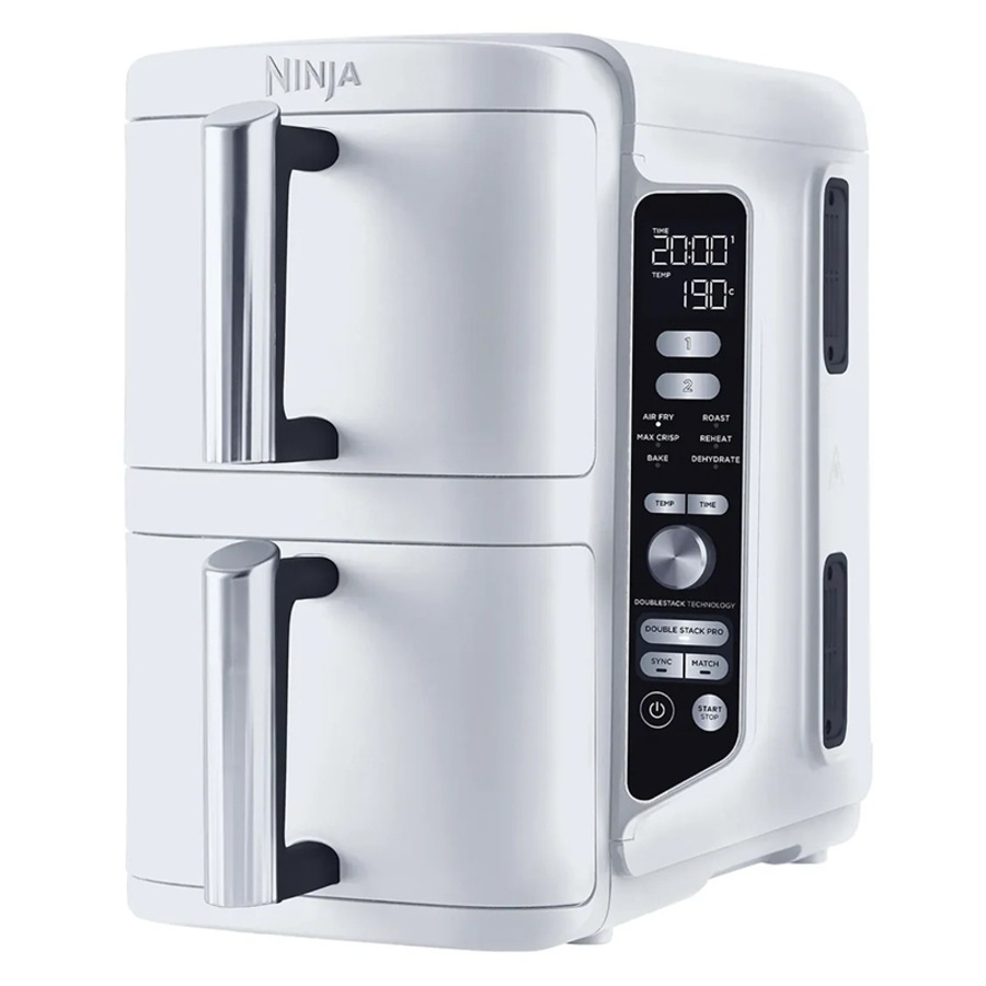 Ninja DoubleStack XXXL 9.5L 2 Drawer Air Fryer SL400 White