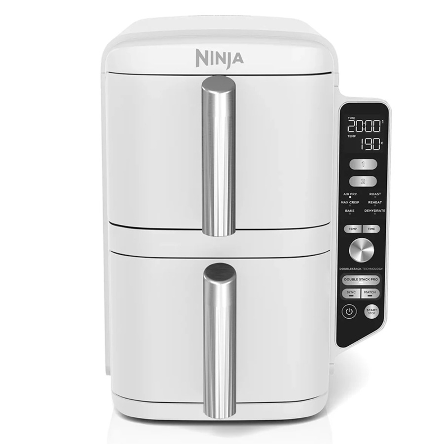 Ninja DoubleStack XXXL 9.5L 2 Drawer Air Fryer SL400 White